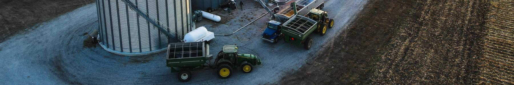 Farm aerial photo